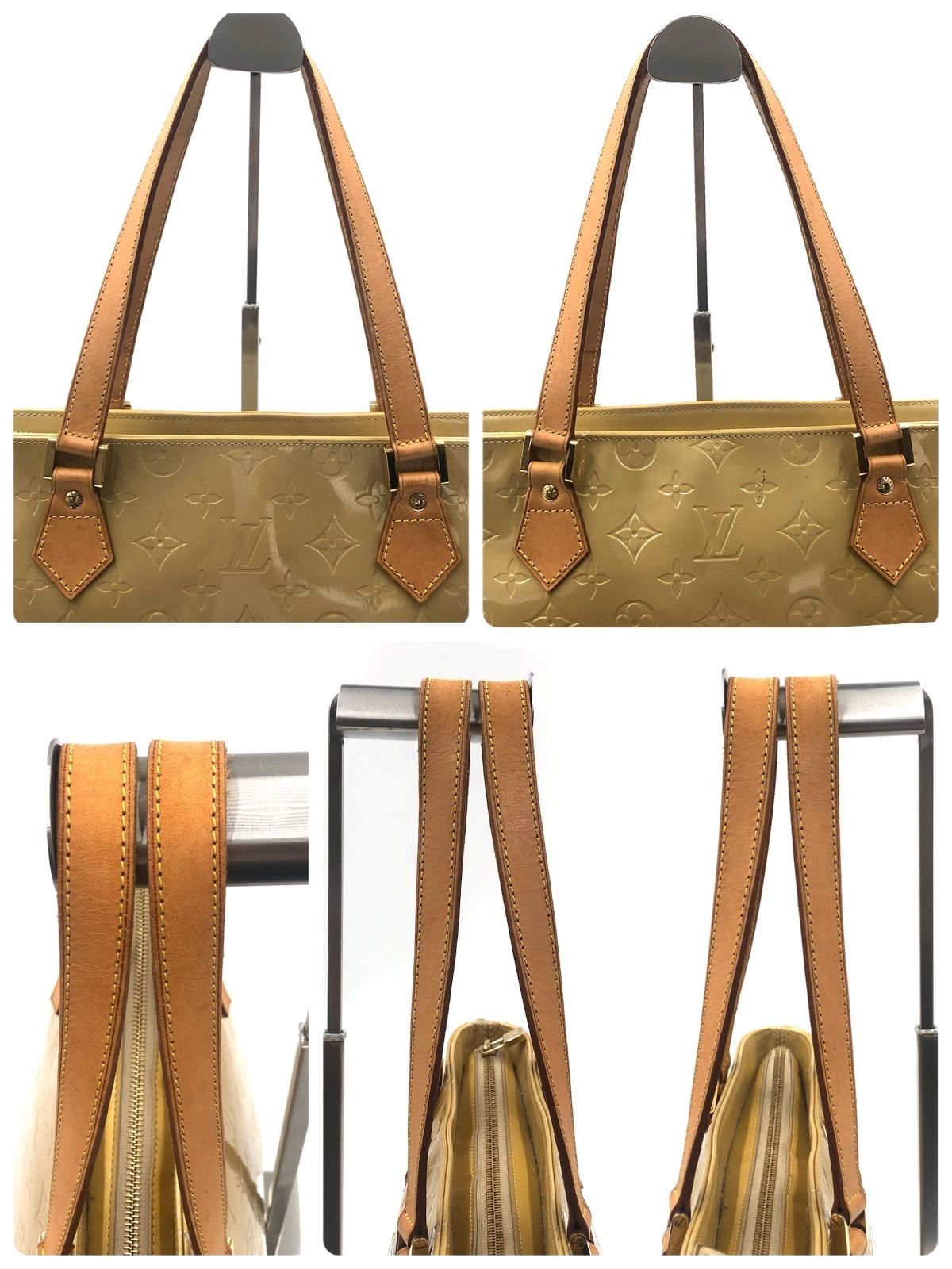 LOUIS VUITTON ルイヴィトン モノグラム ヴェルニ ベージュ 