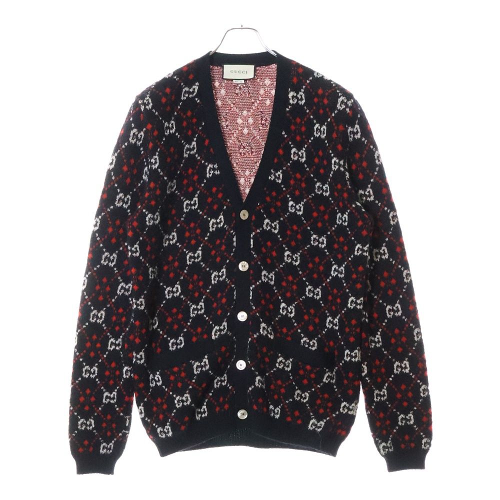 GUCCI (グッチ) GG ダイヤモンド アルパカ混 ニット