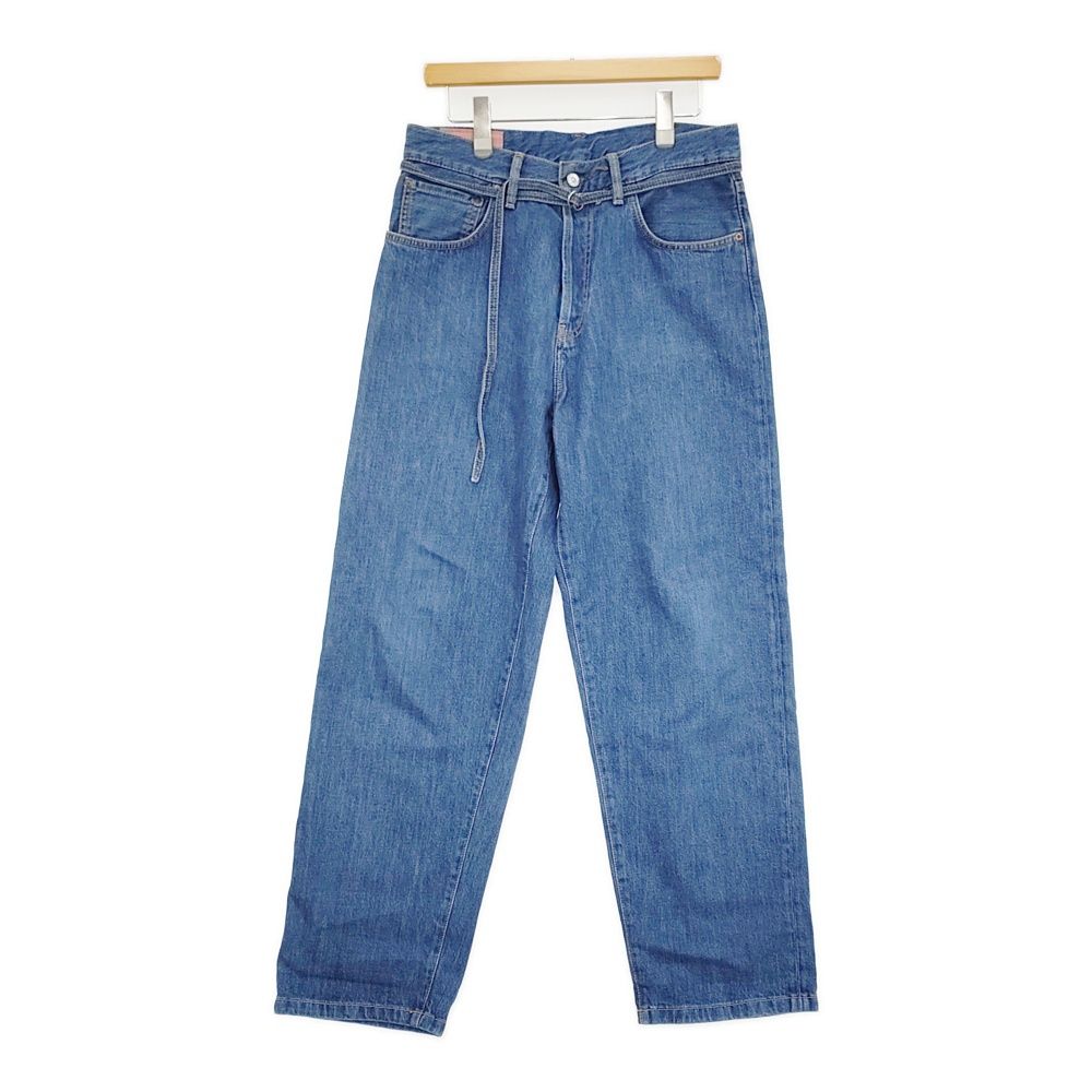 ACNE STUDIOS 1991 Toj dark blue trash C00007 ベルト付き