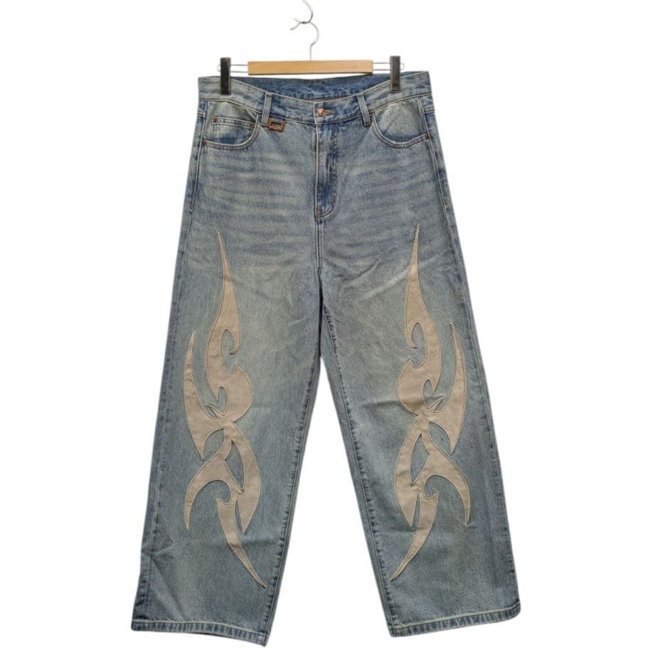 SUPPLIER Tribal Leather Patch Denim サプライヤー デニム