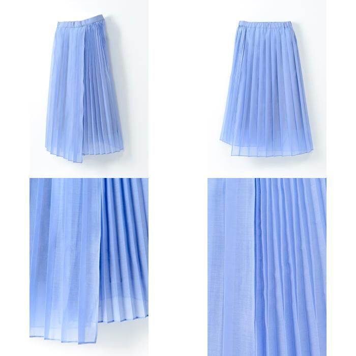 ☆ charcoal ☆ シアープリーツスカート MIND シアープリーツスカート 日本製 スカート プリーツスカート シアースカート ひざ丈スカート レディース プリーツ ひざ下 ひざ丈 膝丈 アシンメトリー 透け感 おしゃれ ブランド