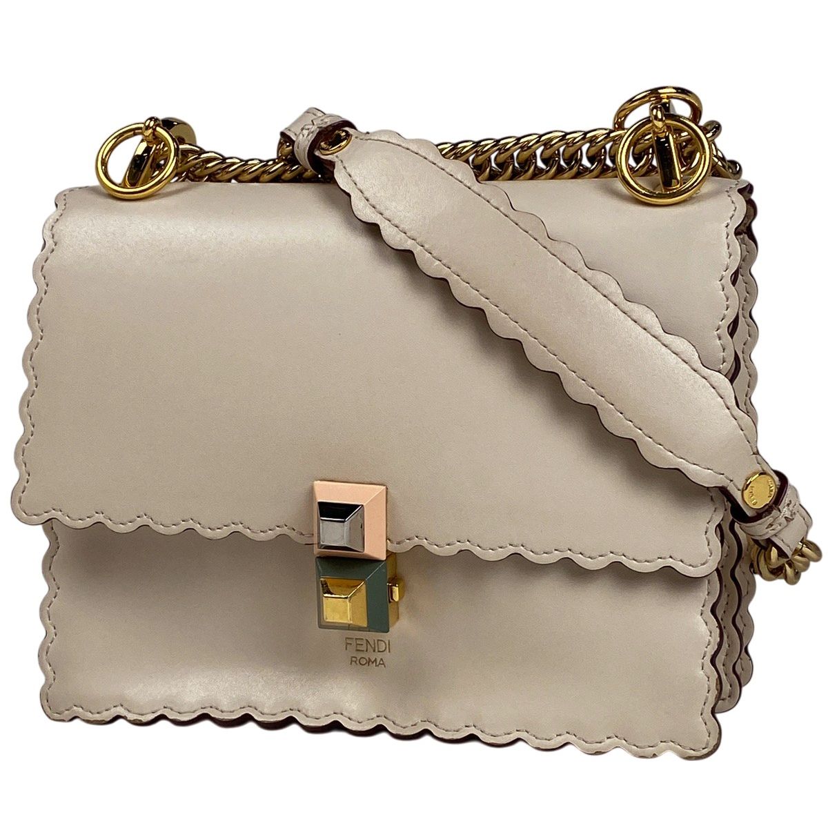 最終FENDI キャナイスモール チェーンショルダーバック 最終FENDI