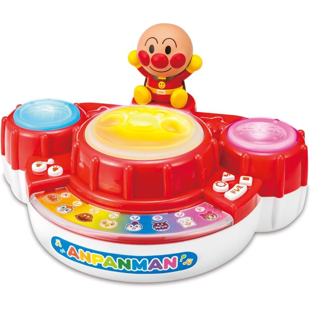 新品，100%新品 アガツマ アンパンマン 光るドレミファ♪マジカルボンゴ 8ヵ月以上 8ヶ月以上 ベビートイ 知育玩具