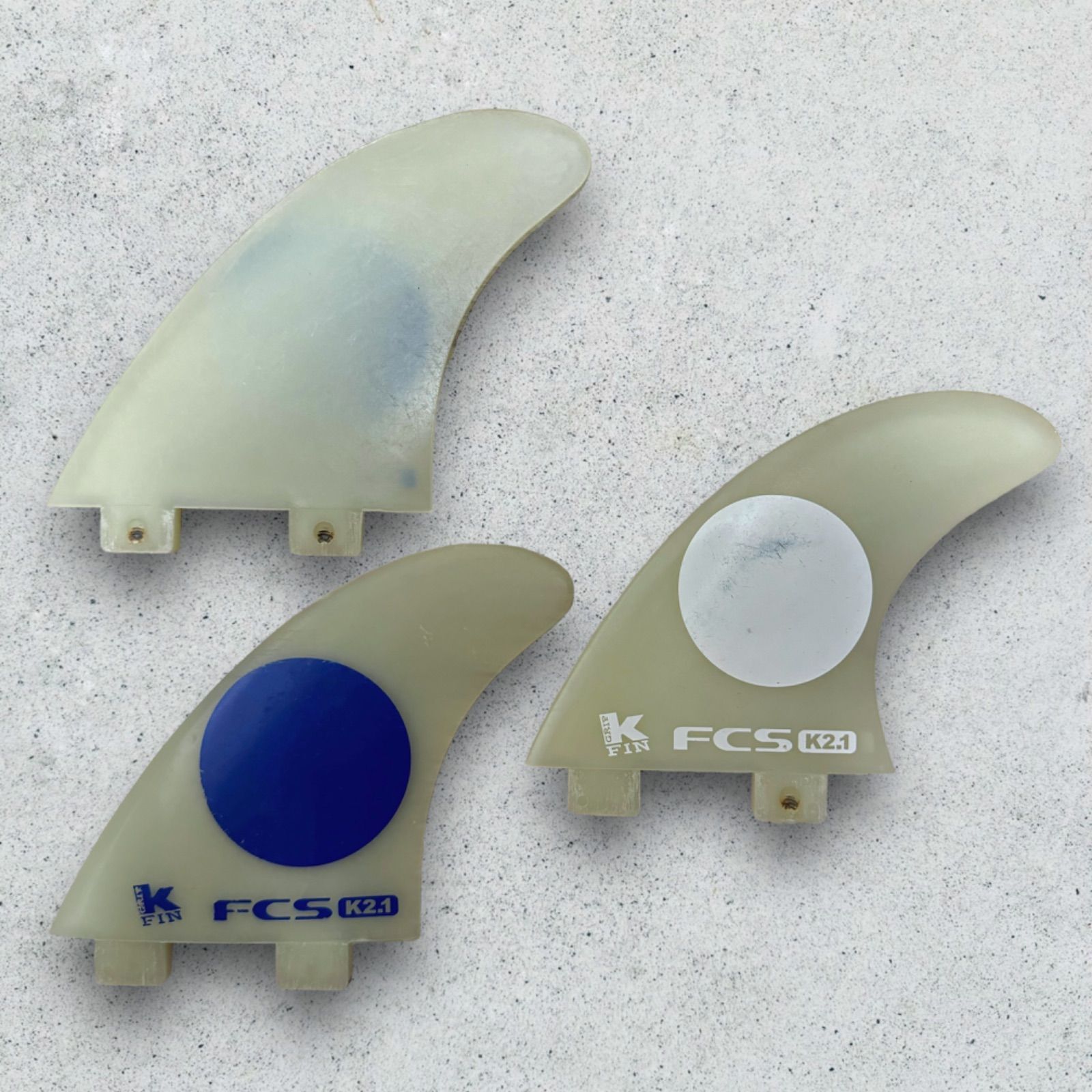 FCS K2.1 サーフボード フィン FCS K2.1 サーフボードフィン 5枚セット
