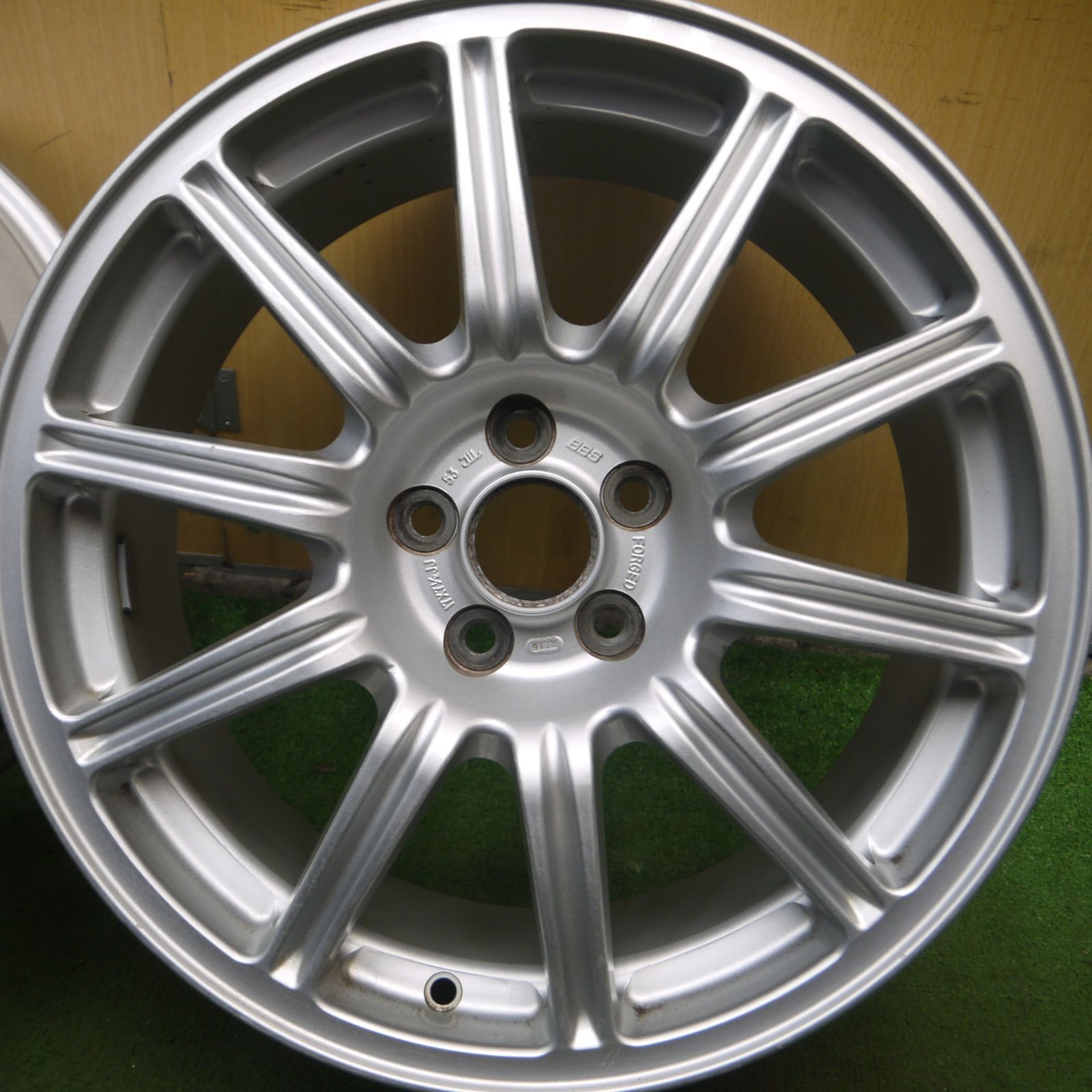 送料無料* 4本価格☆スバル インプレッサ WRX STi GDB 純正 BBS 鍛造