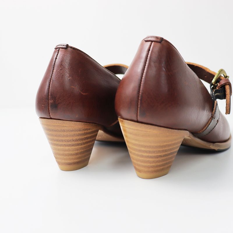 プリュスバイショセ plus by chausser 美品 PC-570 レザーワン