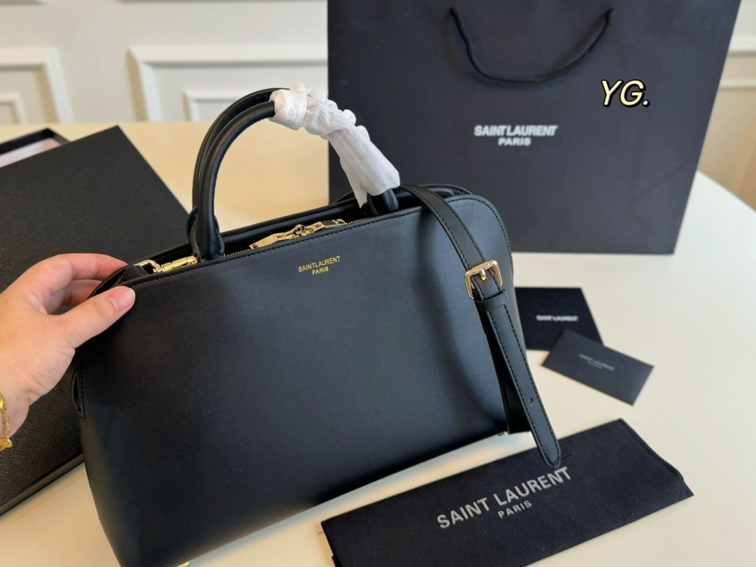 YSLサンローランSDJ Duffleハンドバッグ、トランペット郵便配達