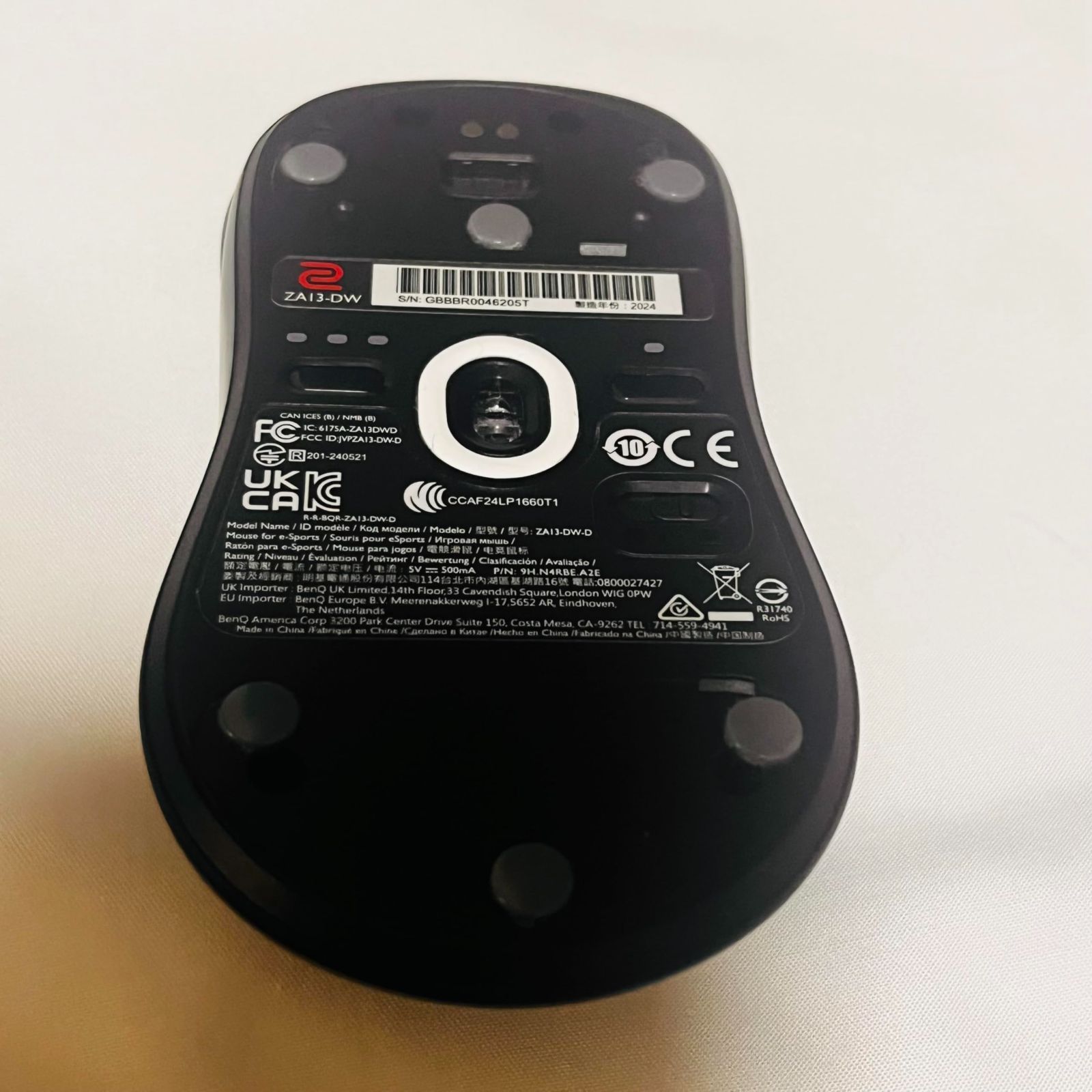 ZOWIE ZA13-DW ワイヤレスゲーミングマウス No2373 CHRISTIANNAURATH_COM_BR