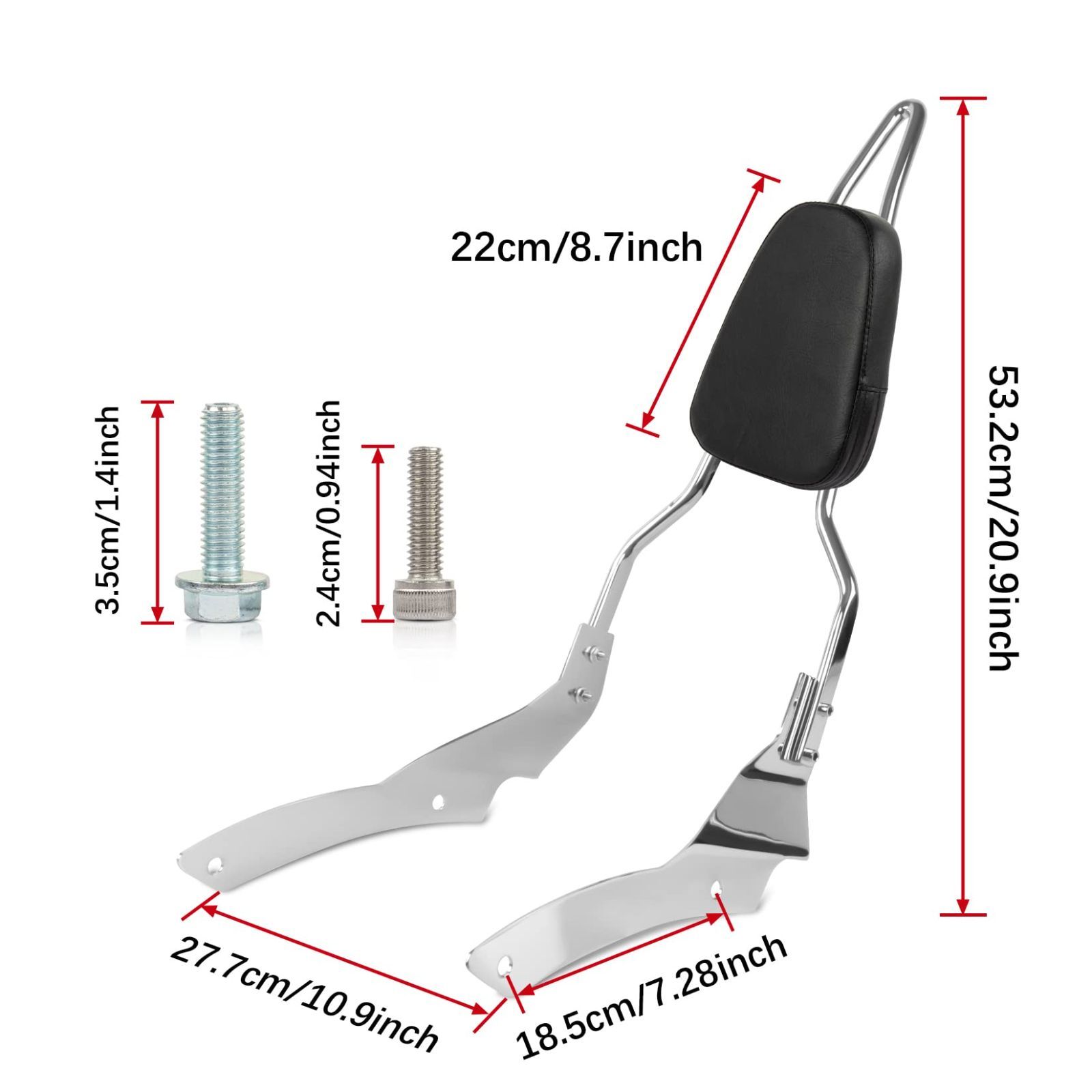  バックレスト 対応 ヤマハ 背もたれ ドラッグスター V-Star タンデムバー 400 リアキャリア付き 650 XVS シーシーバー DS バイク用 その他 文房具 事務用品