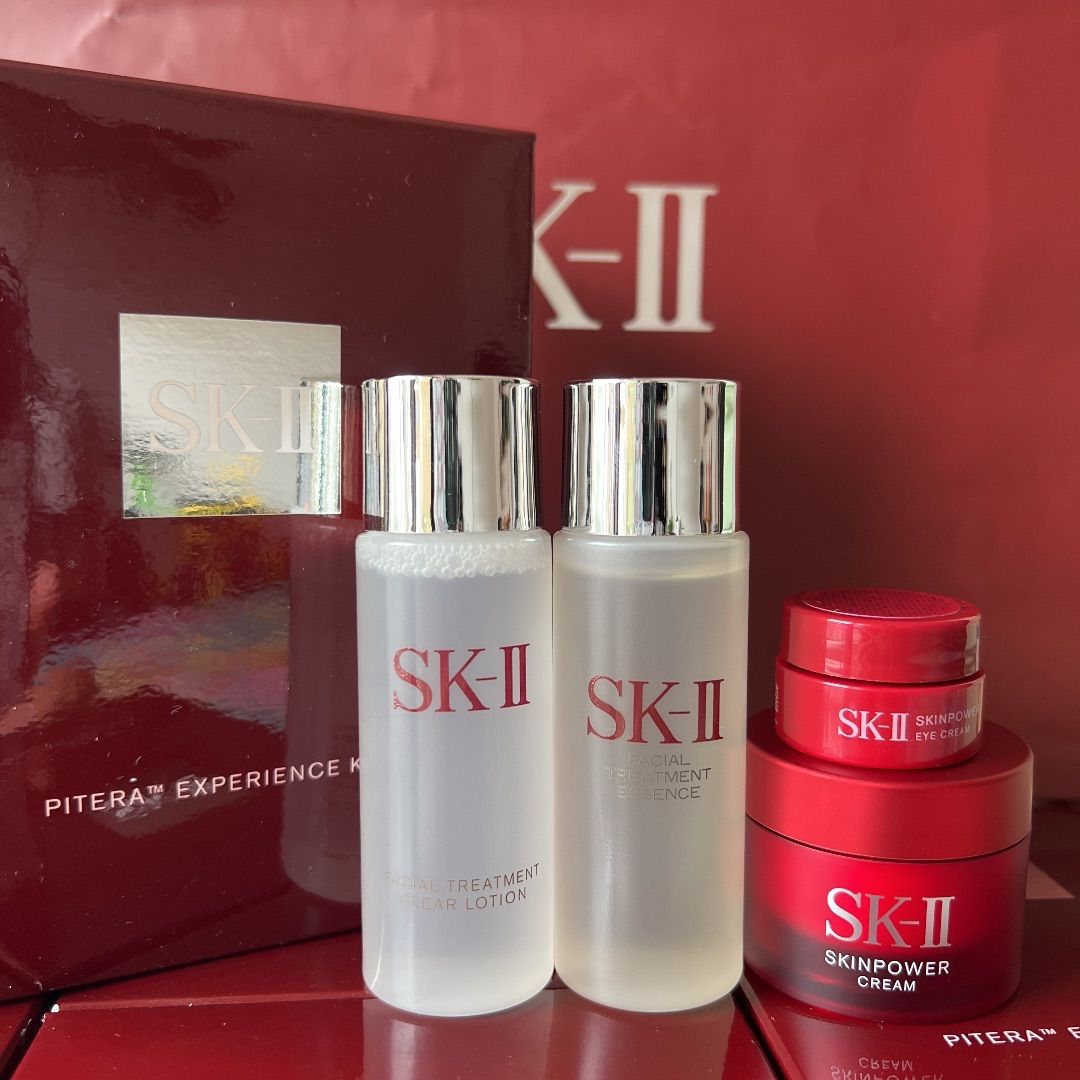 箱つき SK-II エスケーツーピテラエクスペリエンス キット2の4点セット