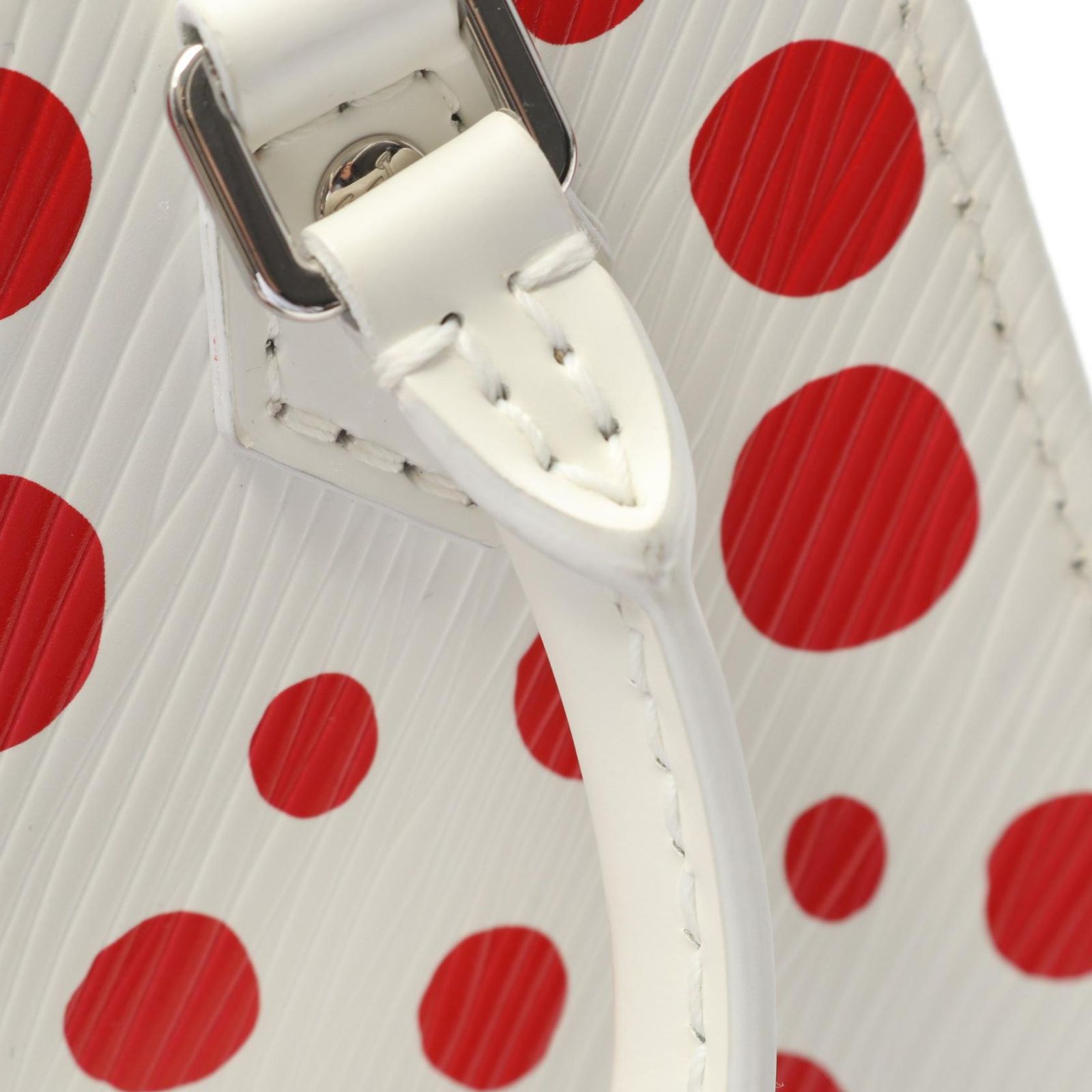 ルイヴィトン M81986  ハンドバッグ ホワイト  LOUIS VUITTON プティット･サックプラ エピ 草間彌生 ヴィトン×草間彌生 インフィニティ ドット プティットサックプラ