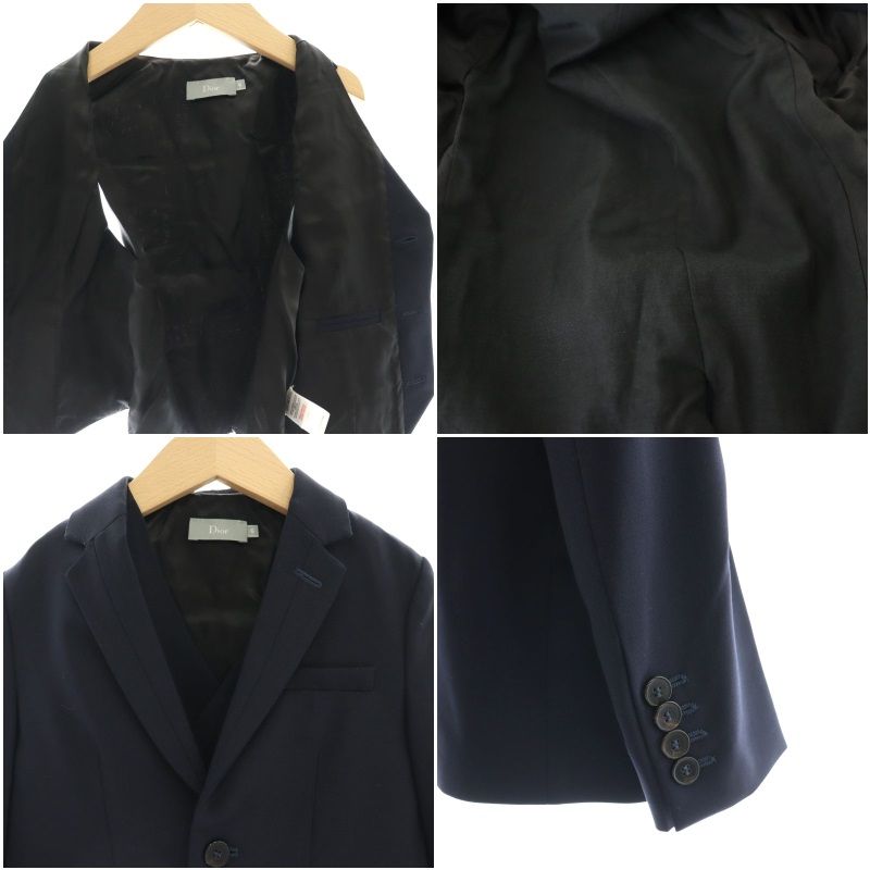 【クリスチャンディオール】3ピース セットアップ スーツ テジャケット パンツ クリスチャンディオール Christian Dior 3ピース セットアップ