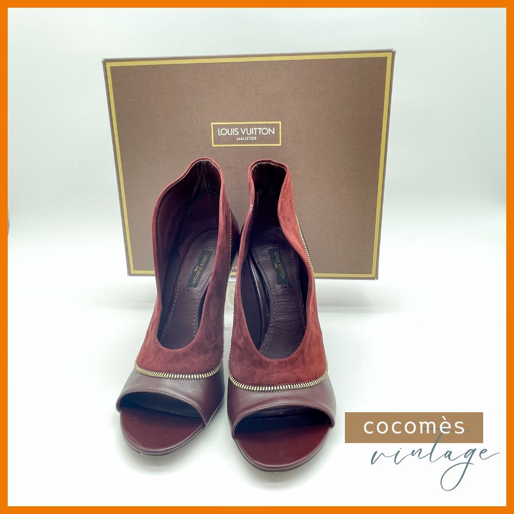 Louis Vuitton サンダル ブラウン 10cmヒール Louis Vuitton サンダル ブラウン 10cmヒール