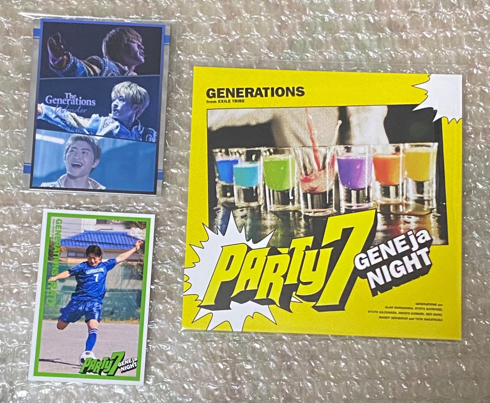 希望者のみラッピング無料 WONDER SQUARE GENERATIONS フォトカード