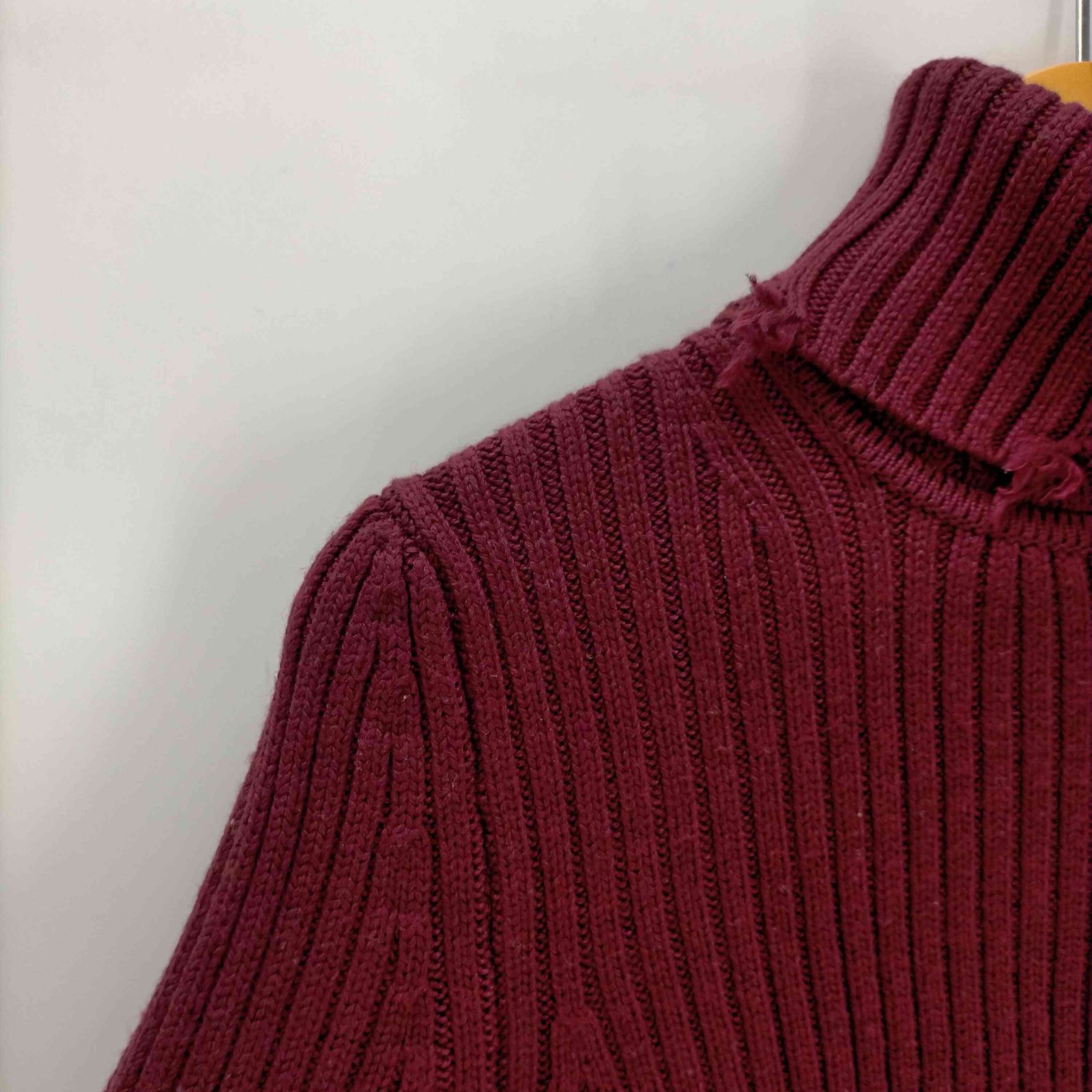 クリスチャンダダ CHRISTIAN DADA 18AW Damaged Ribbed Turtleneck Knit レディース 34