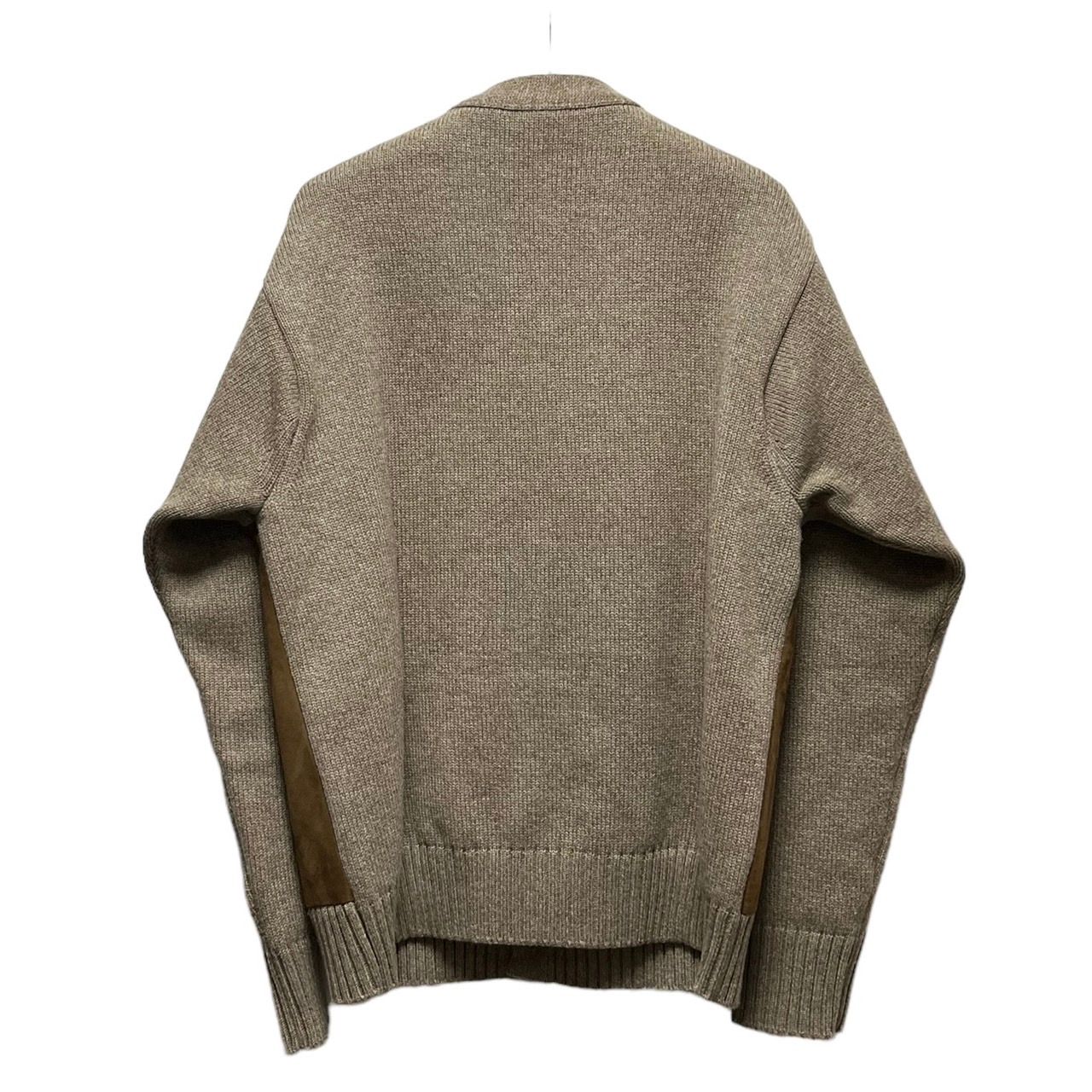 A.PRESSE アプレッセ 23AW Cashmere Suede Combination Cardigan