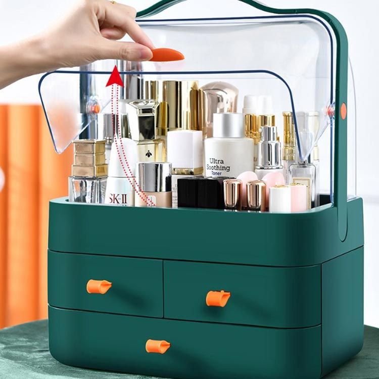 メイクボックス 大容量 コスメ収納 メイク道具 持ち運び メイク