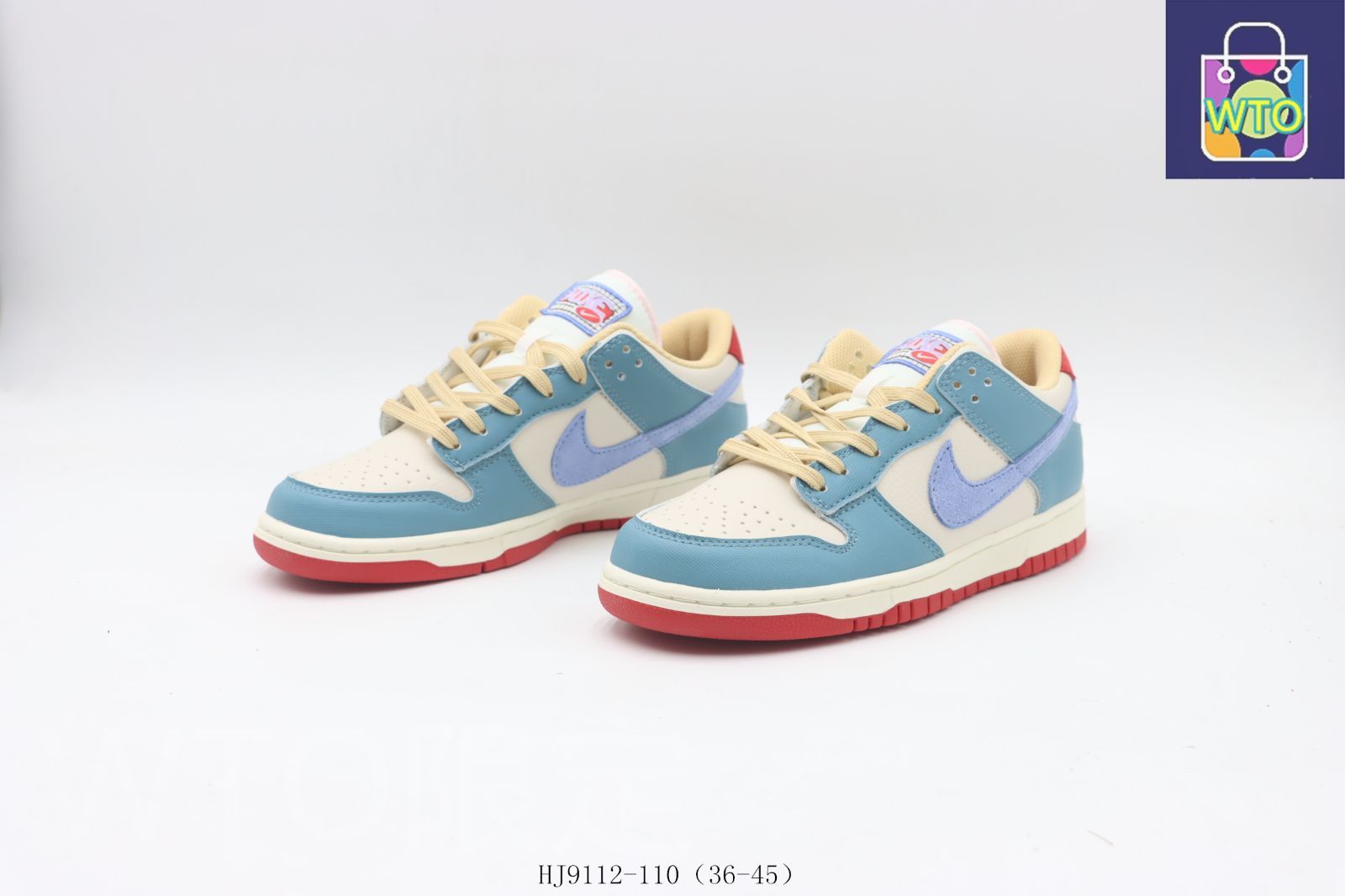  今日 ナイキ ボードシューズ 白 - 青 赤 HJ 9112-110-WTO輸入2 スニーカー キッズシューズ