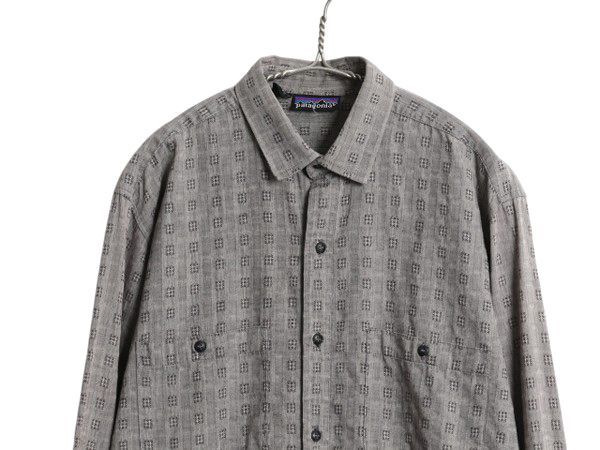 お得なクーポン配布中!】 90s パタゴニア 総柄 長袖シャツ メンズ M  