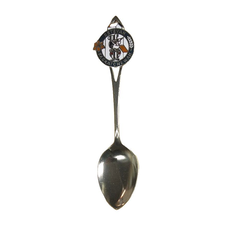 スプーン カナダ スーベニアスプーン レトロ Estevan Saskatchewan 飾り # spoon-1807