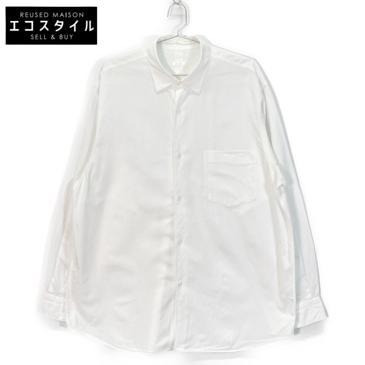 ゆうせい COMOLI コモリシャツ 3 ホワイト COMOLI コモリシャツ | 大阪心斎橋のメンズ洋服のセレクト
