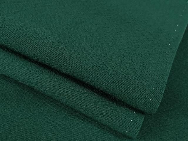 平和屋着物●上質な色無地 鉄色 正絹 AABC3556ck