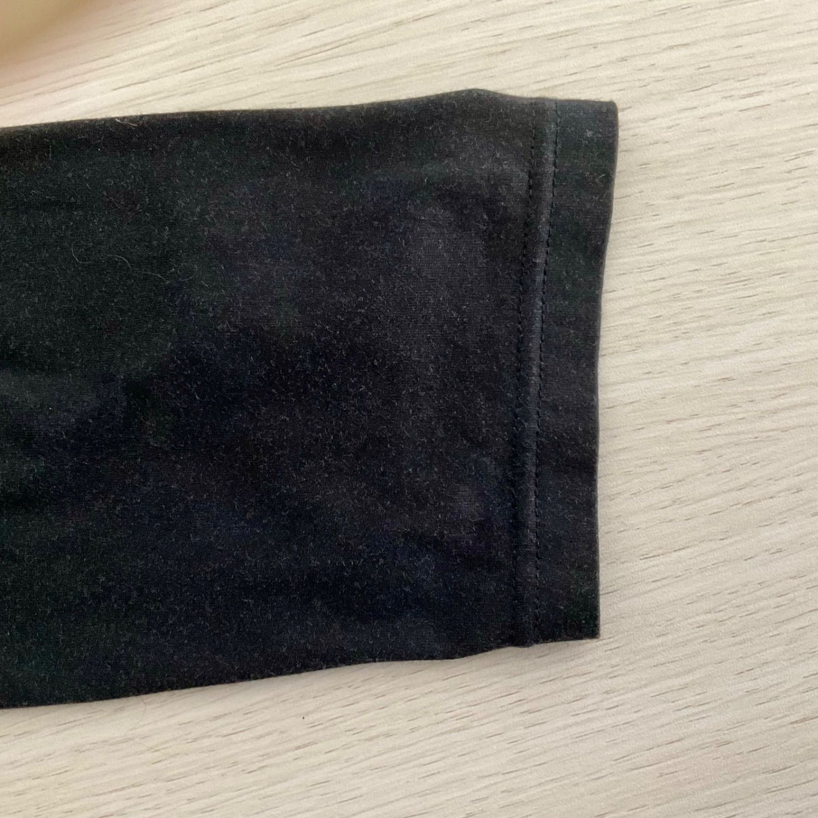 19ss Yohji Yamamoto +NOIR 変形カットソー size2 ブラック NH-T08-082