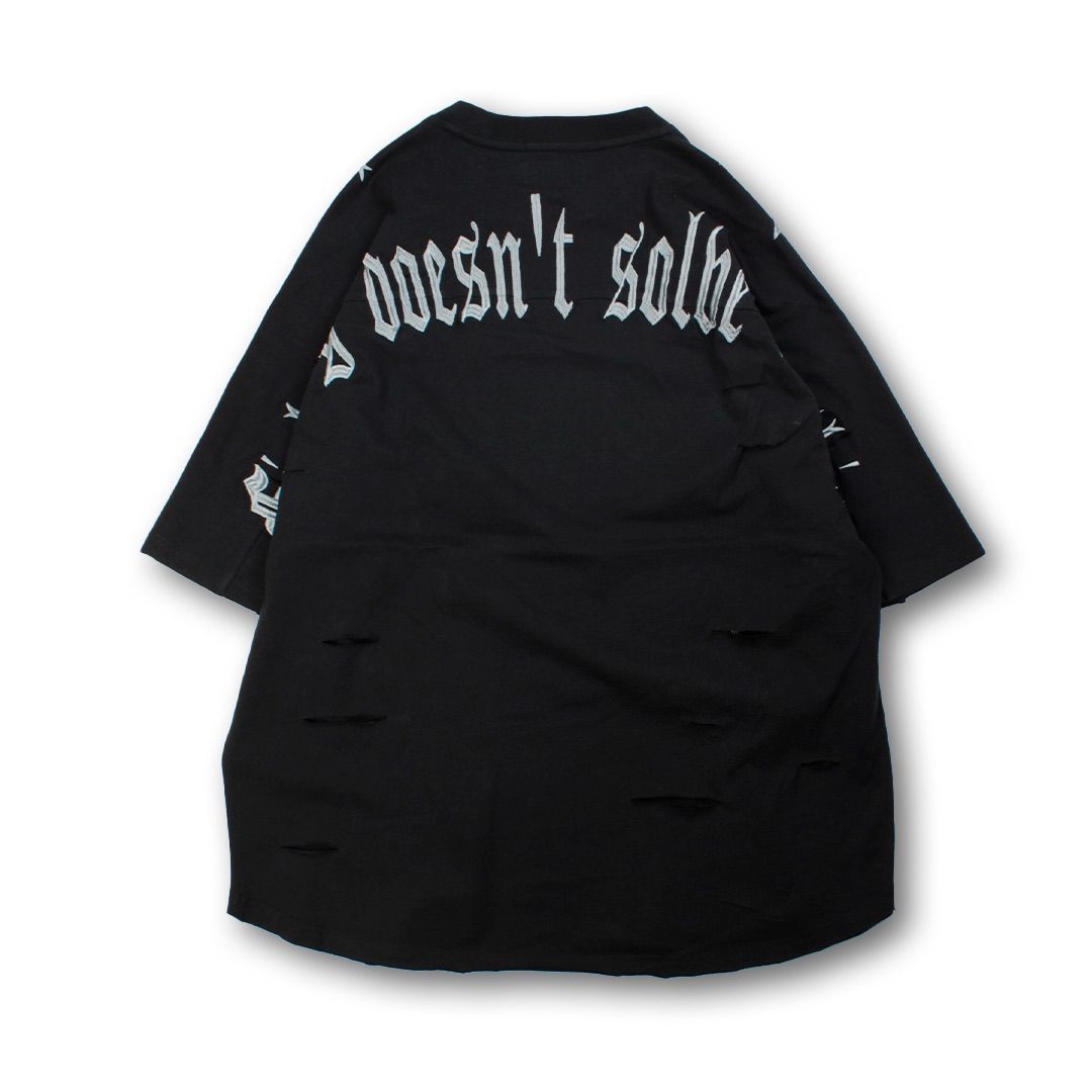 新作】【GALFY／ガルフィー・病みに染まりし反戦Tシャツ