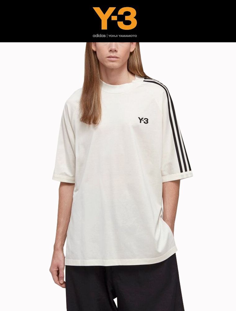 新作 Y-3 ワイスリー Tシャツ 3-STRIPES SHORT SLEEVE TEE 希少