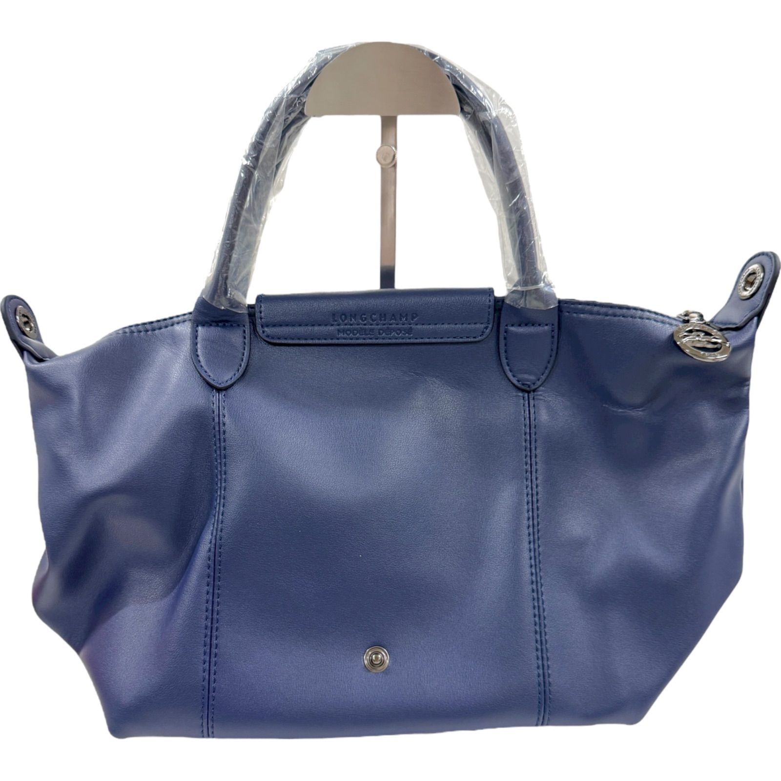 LONGCHAMP ロンシャン ル プリアージュ キュイール ネイビー - メルカリ