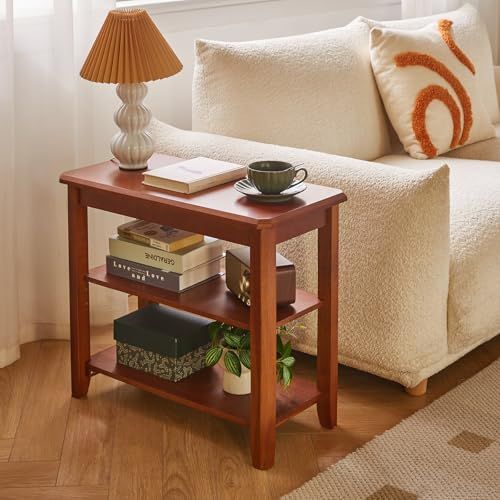 ナイトテーブル 天然木