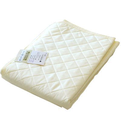 天然繊維 麻100％ 敷きパッド シングル 100×205cm 四隅ゴム付