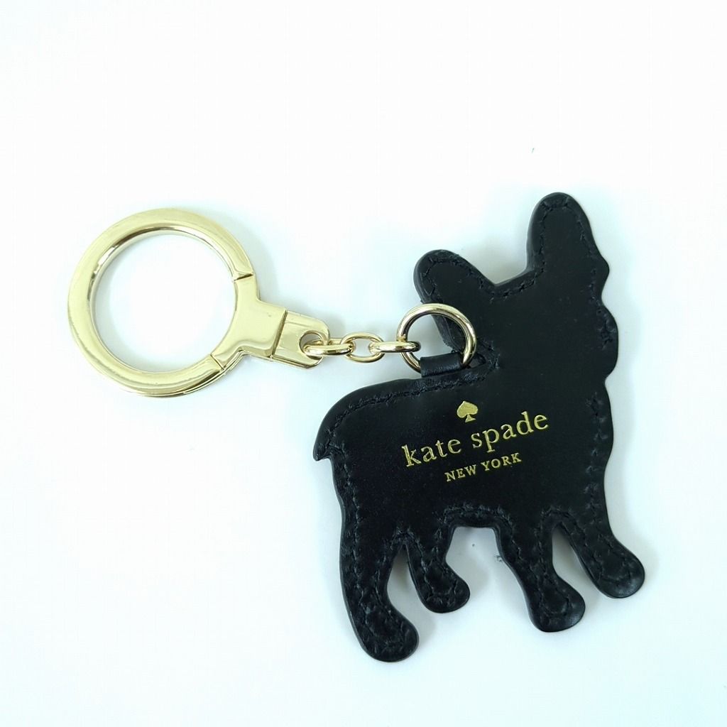 Kate spade ケイトスペード キーリング フレンチブルドッグ 極美品