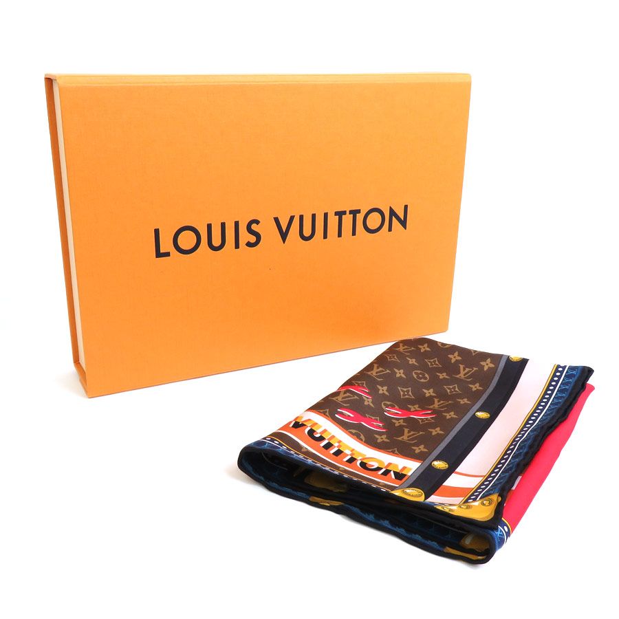 ルイ ヴィトン LOUIS VUITTON ハンカチ スカーフ M77566 - メルカリ