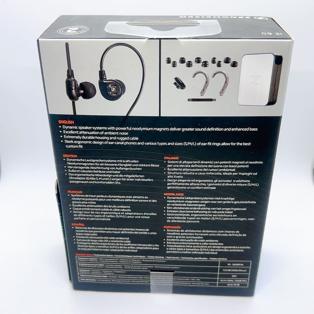 Sennheiser IE 60 イヤホン Amazon.co.jp: ゼンハイザー カナル型イヤホン 耳かけ式 IE 60