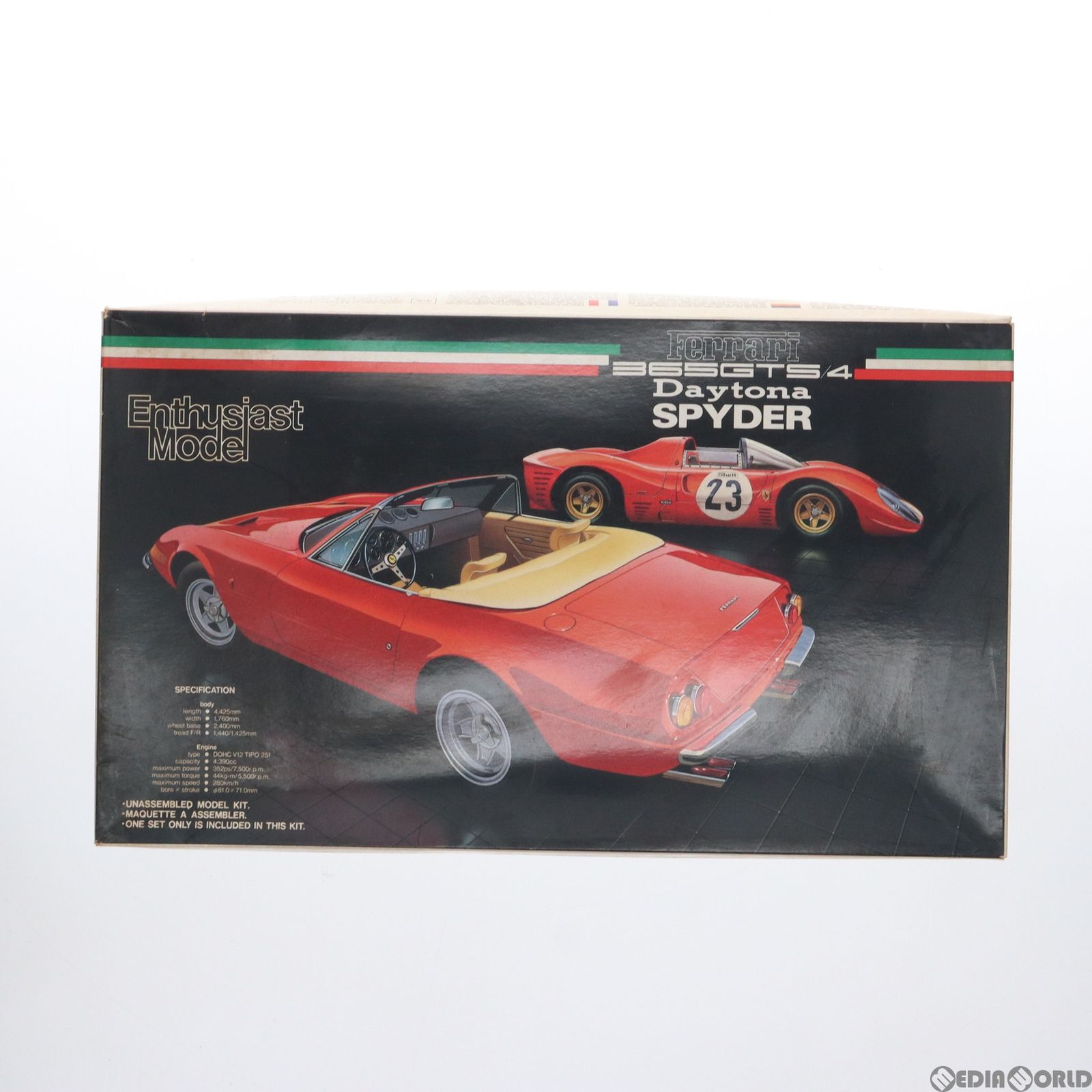 エンスージアストモデルシリーズ No.24 1/24 Ferrari 365GTS/4 Daytona 