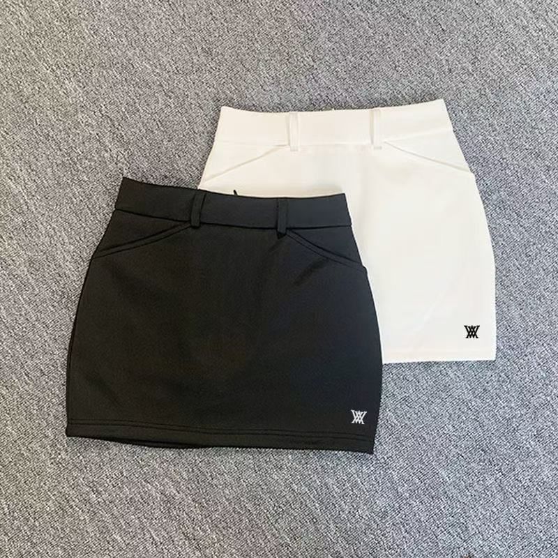 MALBONゴルフ レディース速乾スカート 夏用 橙・紺