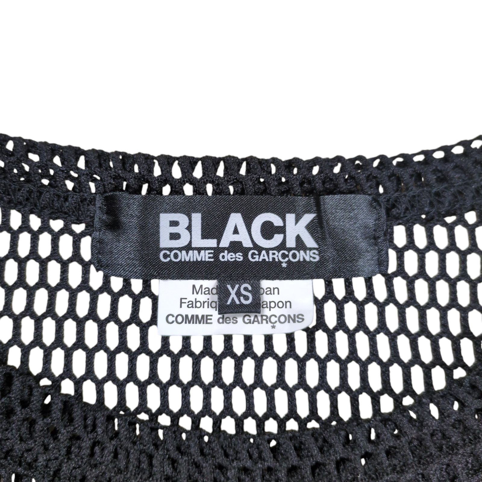 BLACK COMME des GARÇONS メッシュTシャツ XS