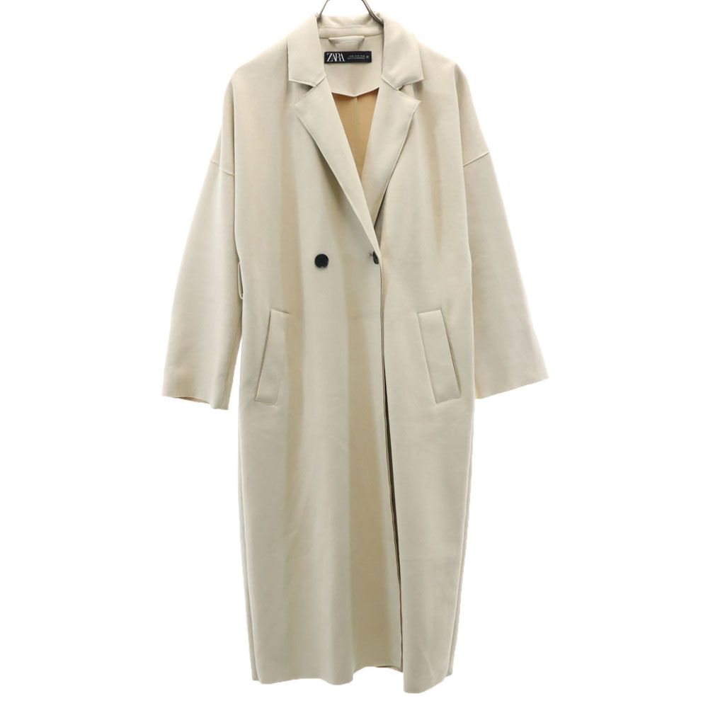 ZARA ザラ •フェイク スエード ロングコート XS ベージュ  レディース ザラ フェイク スエード ロングコート XS ベージュ ZARA