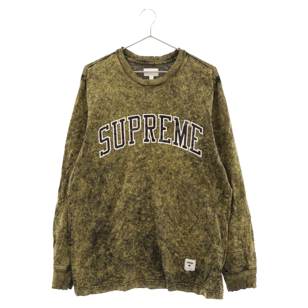 トップス Supreme Acid Wash Arc Logo LS Tee Indigo Supreme Acid Wash Arc Logo LS Top 