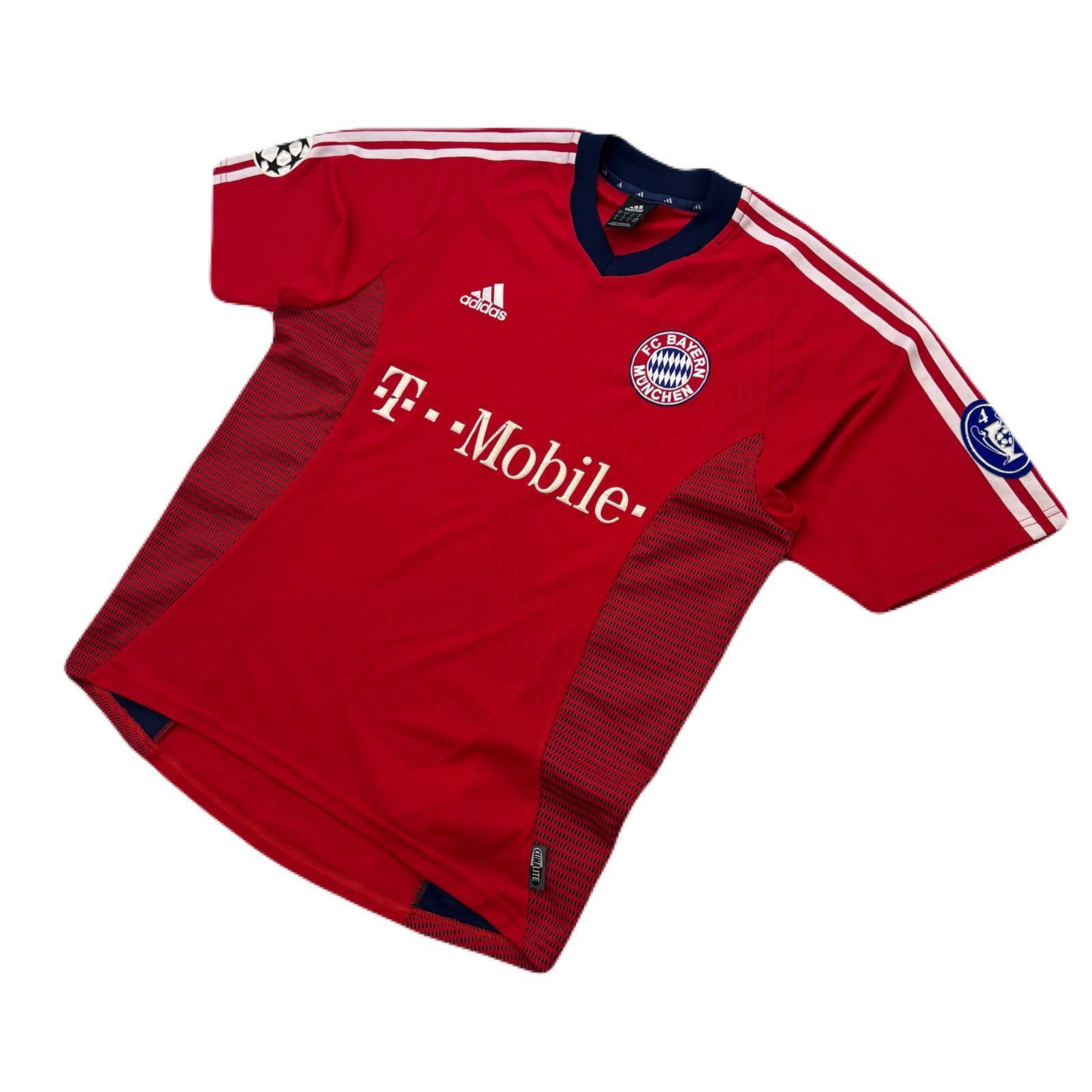 adidas バイエルン ミュンヘン ユニフォーム メンズ O レッド チャンピオンズリーグモデル サッカー 赤 半袖 CLパッチ アディダス ●BK205