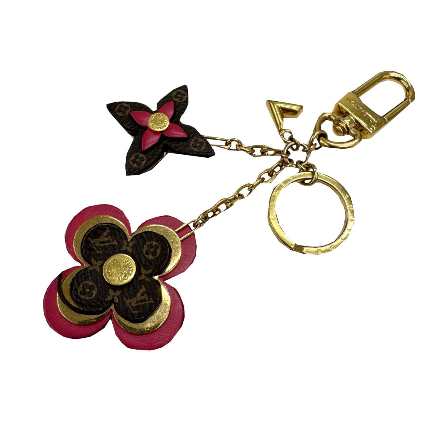 中古】ルイヴィトン LOUIS VUITTON キーホルダー ポルト クレ