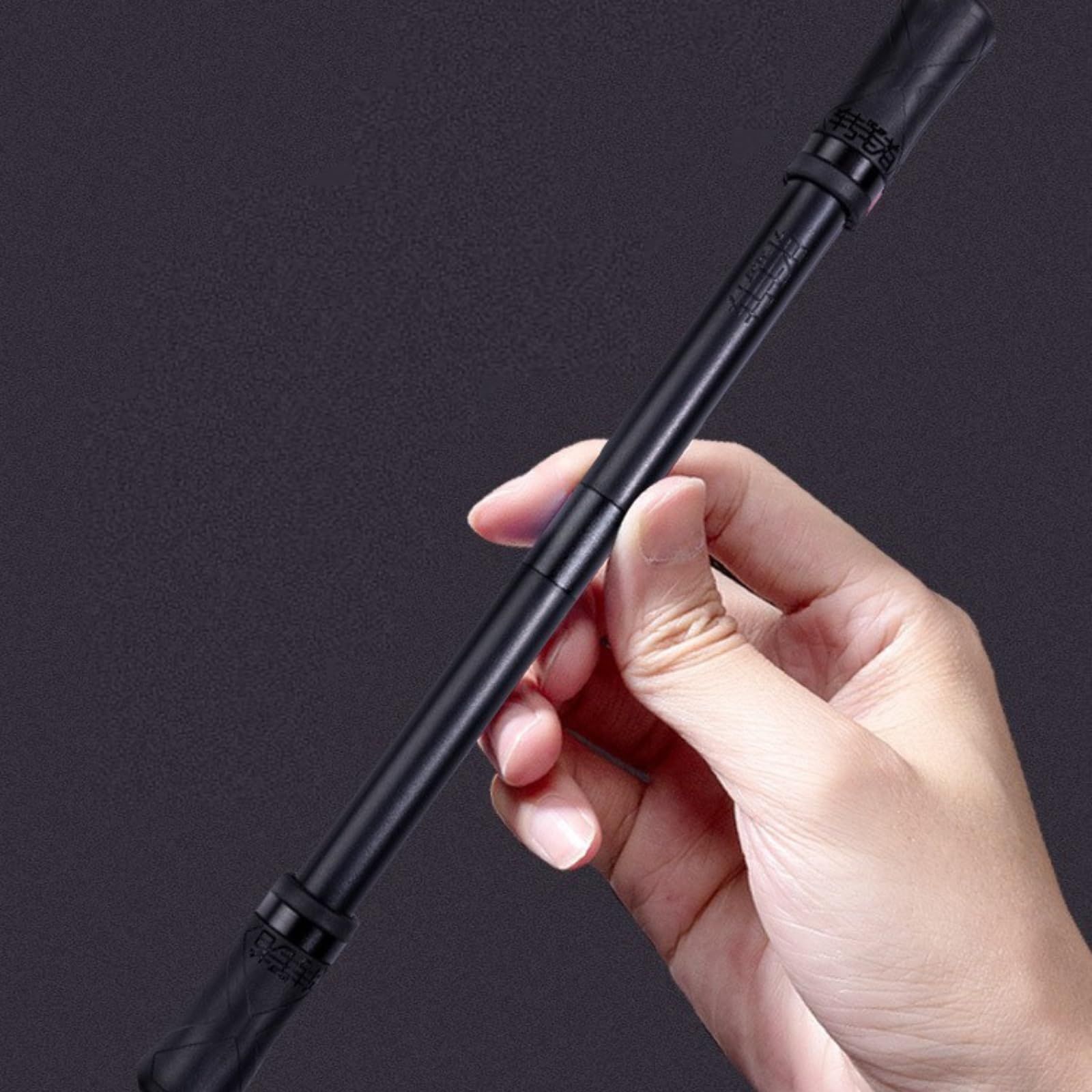 ペン回し専用ペン ブラックサムライ22cm ABS製 24g (赤) [レッド