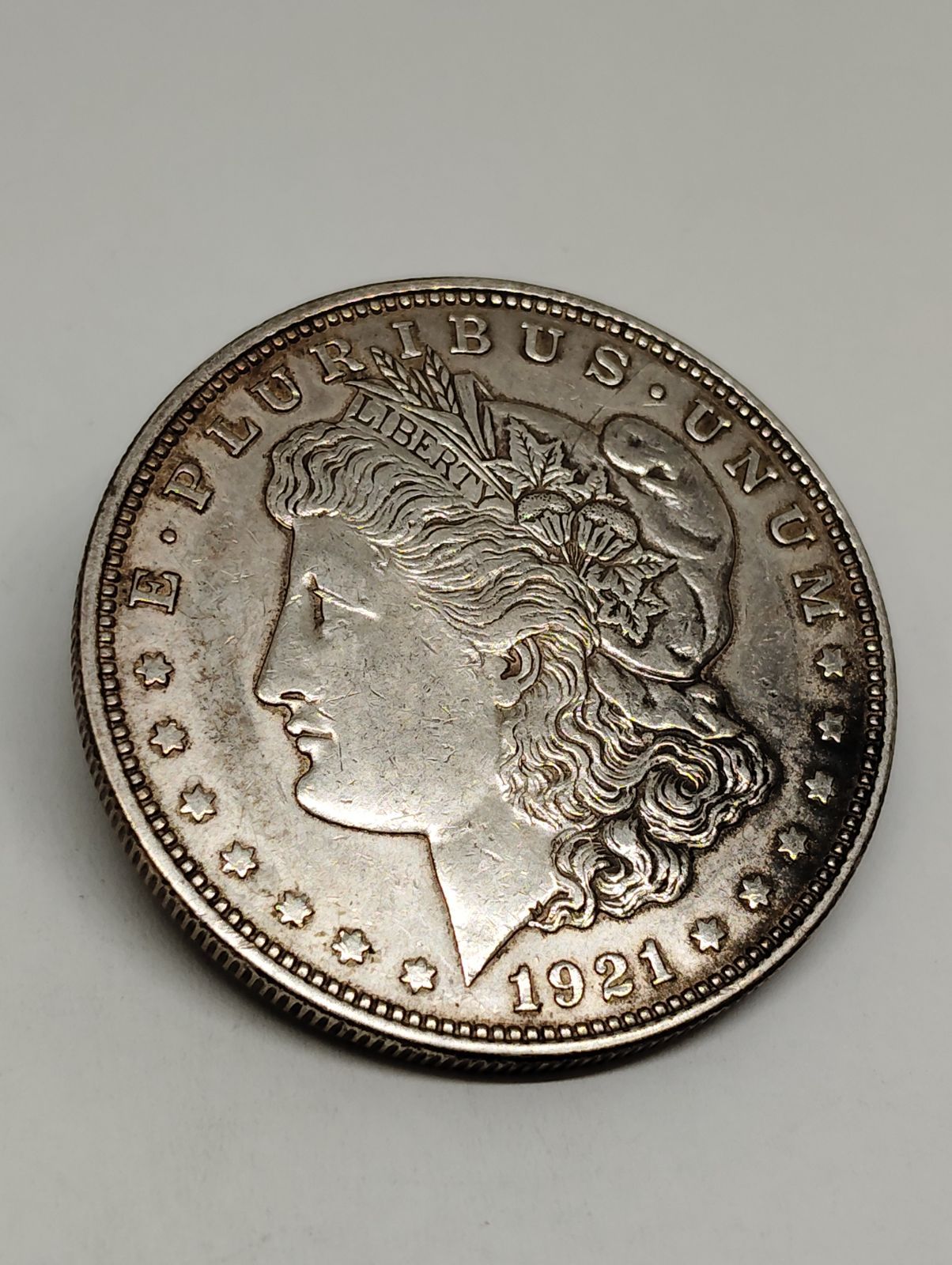 0704H4】 1921 Silver Morgan Dollar $1 モルガンダラー 銀貨