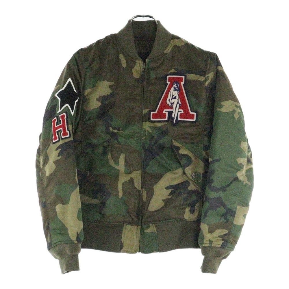 HYSTERIC GLAMOUR (ヒステリックグラマー) MA-1 CAMO PRIMALOFT