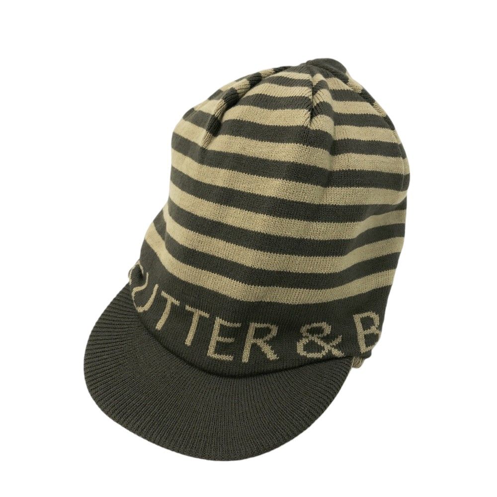 CUTTERu0026BUCK カッターアンドバック  リバーシブル ニットキャップ ボーダー柄 カーキ系 57-59 [240101289865] ゴルフウェア ストスト