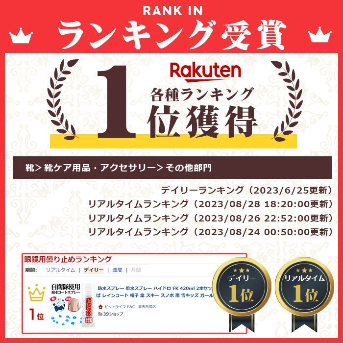 超撥水スプレー