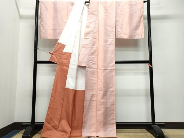 平和屋着物●紅花紬　米沢　霞文　証紙付き　正絹　逸品　CAAS8636vf 平和屋着物○紅花紬 米沢 霞文 証紙付き 正絹 逸品 CAAS8636vf - メルカリ