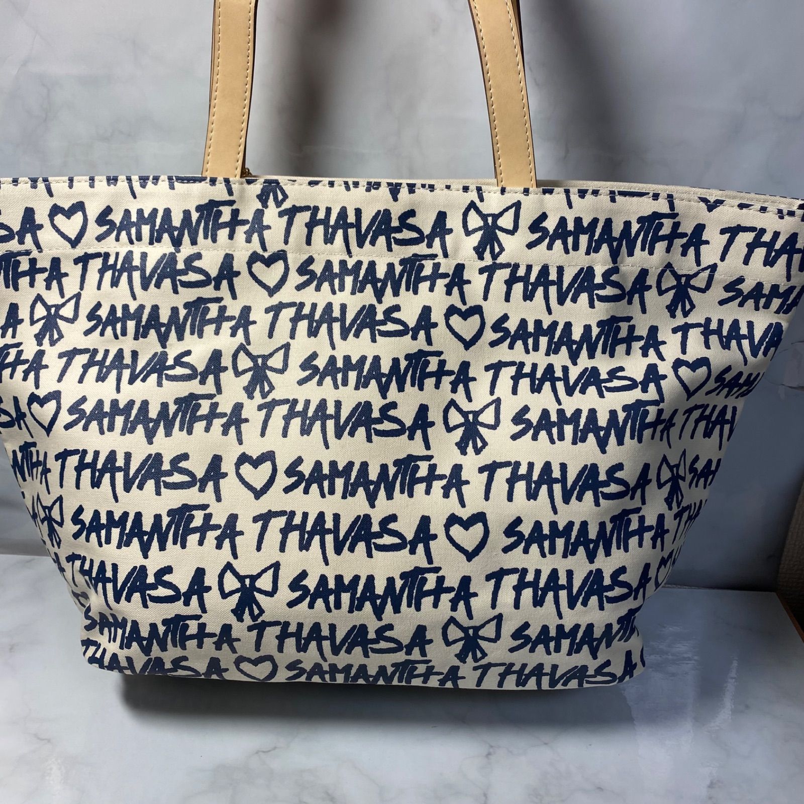 未使用品 Samantha Thavasa サマンサタバサ トートバッグ ハローキティ アイボリー - メルカリ