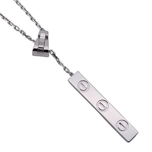 カルティエ Cartier ネックレス レディース ブランド 750WG ラブ LOVE 